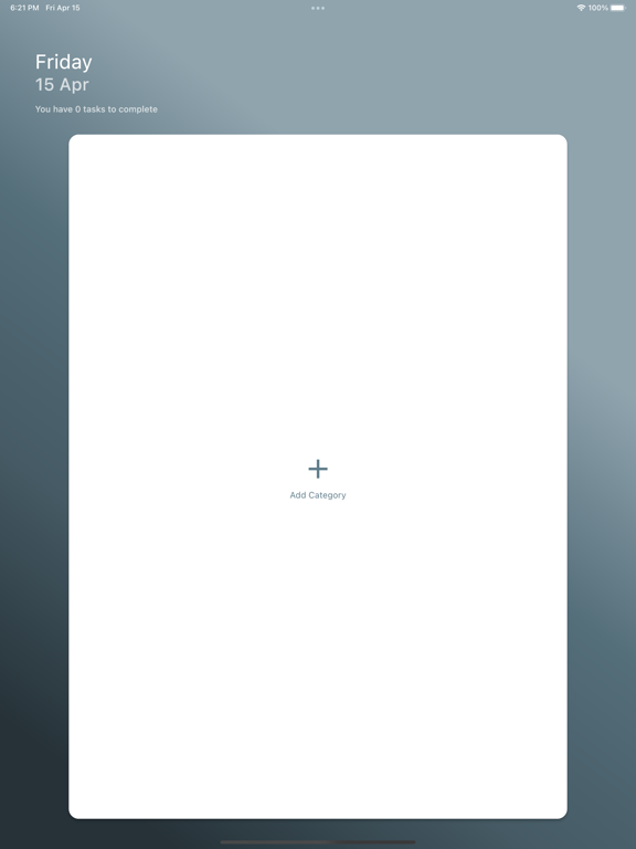 todo - todolist iPad screenshot