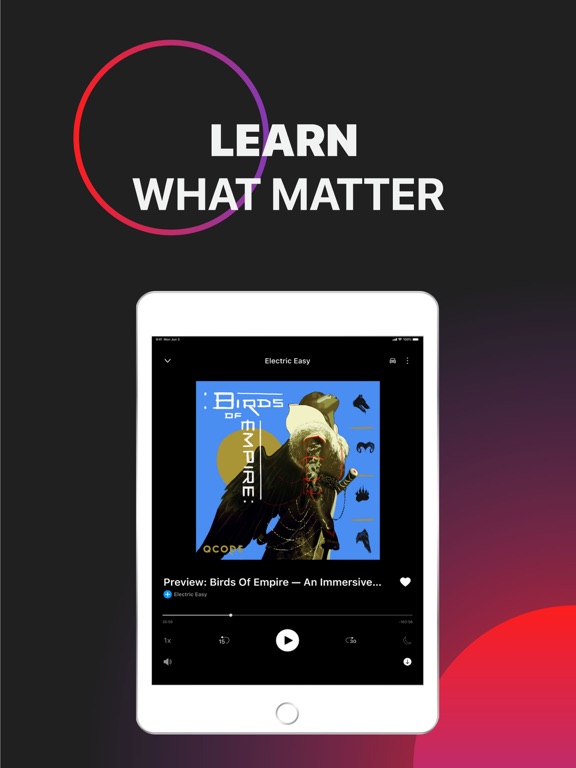 Liulo Podcast & Audio Platform iPad screenshot 4 - Social Networking app
