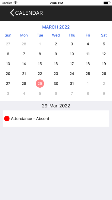 Johnson Grammar School App Screenshot