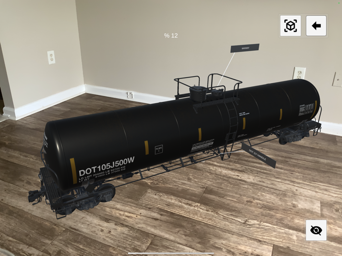 TRANSCAER AR Model Viewer