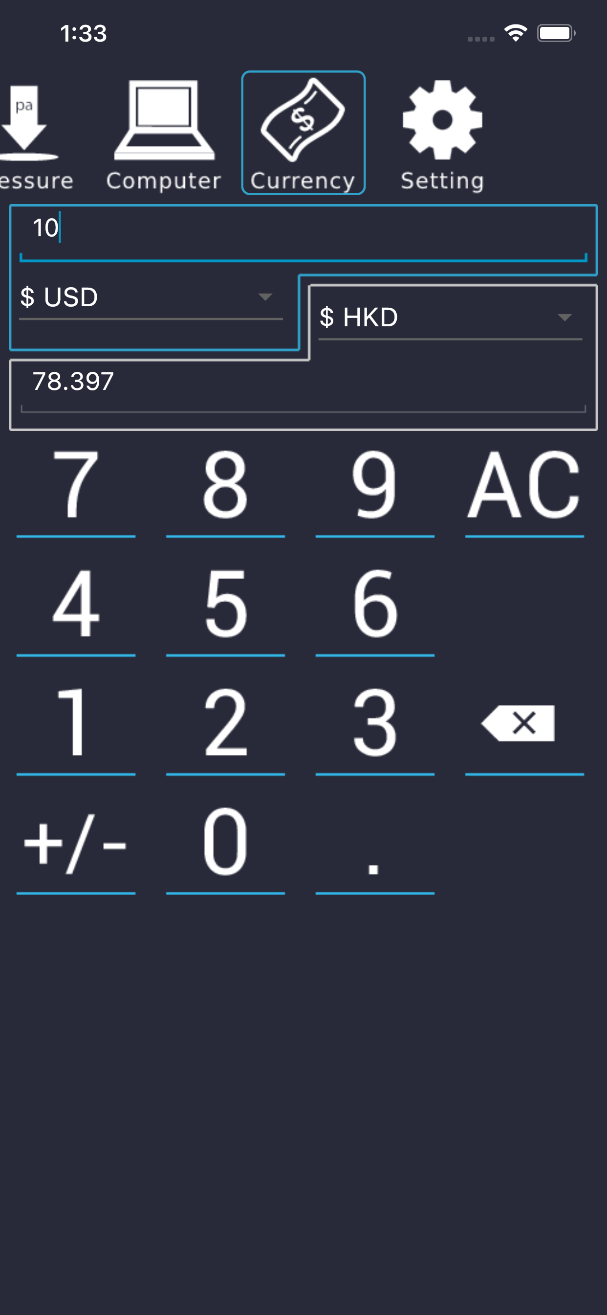 Unit Converter 單位換算