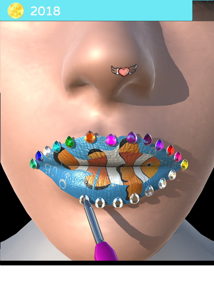 Lip Art Lipstick Makeup Game