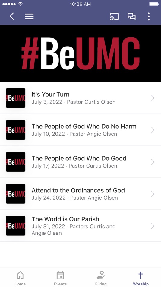 #2. Community UMC - Columbia, Mo. (iOS) Podle: Community United Methodist Church (Columbia, MO)