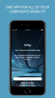 urby corporate mobility iPhone Captures Décran 1