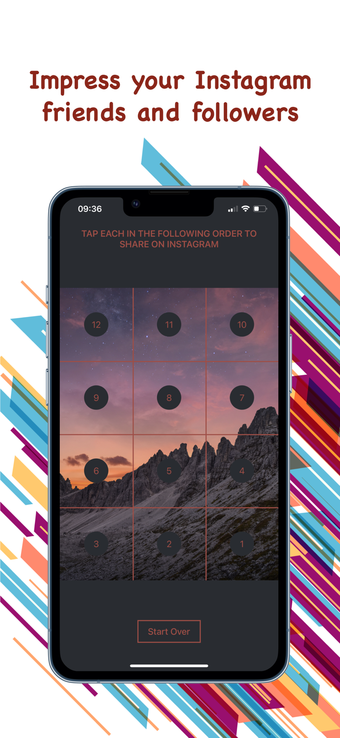 Grids for Instagram profile