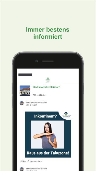 Stadtapotheke Gleisdorf App Screenshot
