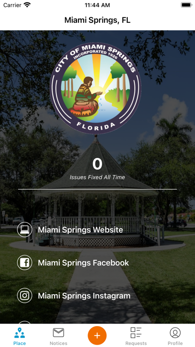 Miami Springs Click & Fix iPhone screenshot 1 - Utilities app