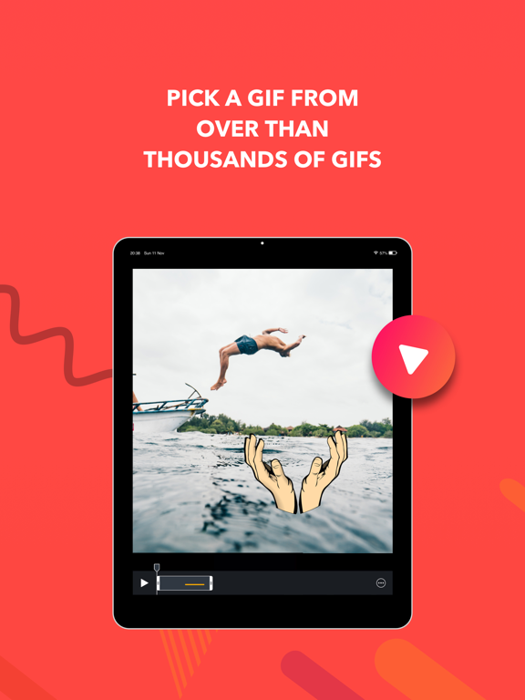 Screenshot #5 pour GIFFY: add GIF memes to videos