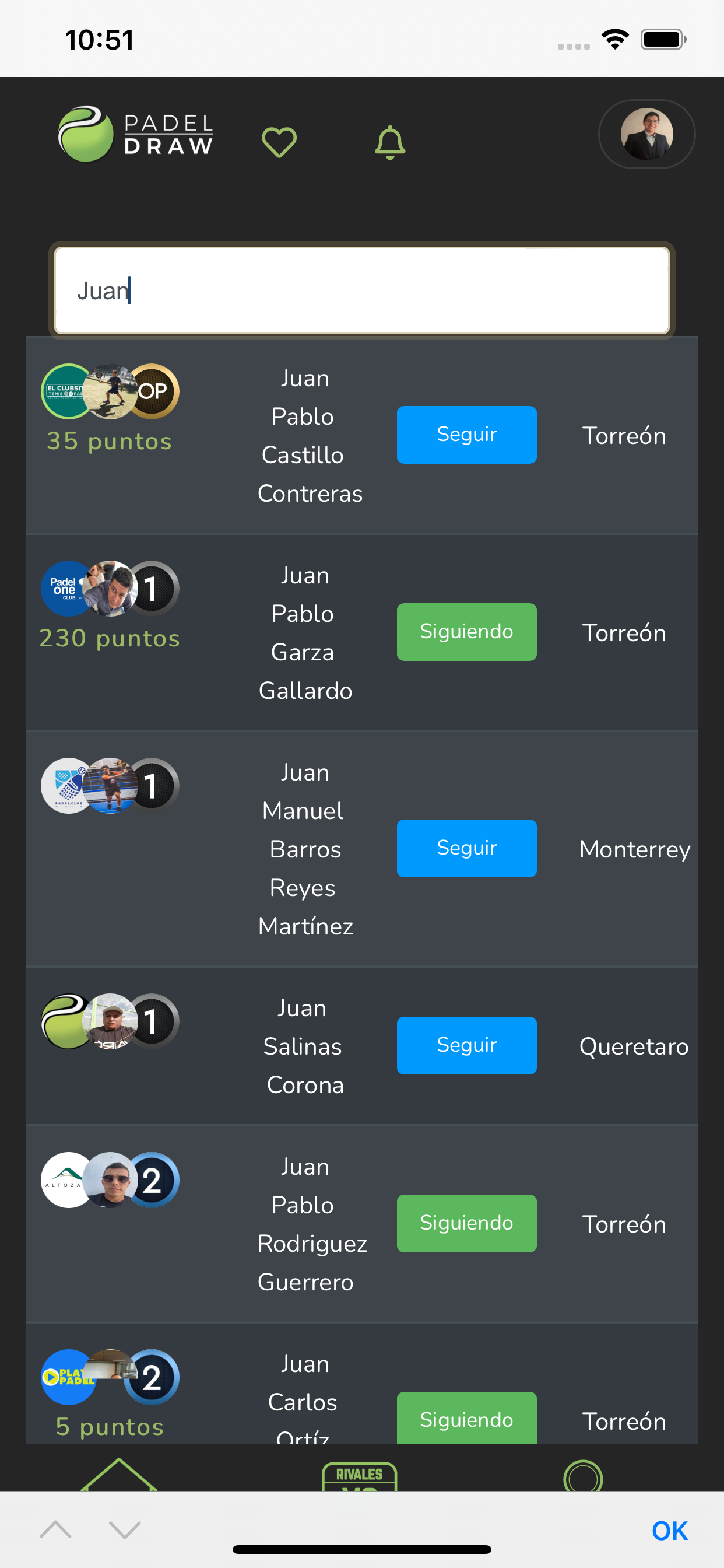 Padel Draw