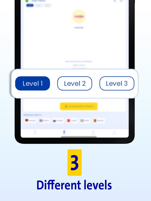 RadioLingo: Learn Languages iPad screenshot 3 - Education app