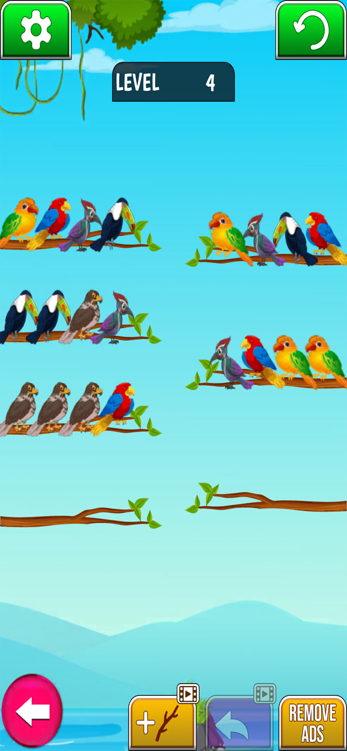 Bird Sort Color  Puzzle Games