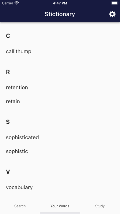 Stictionary Screenshot