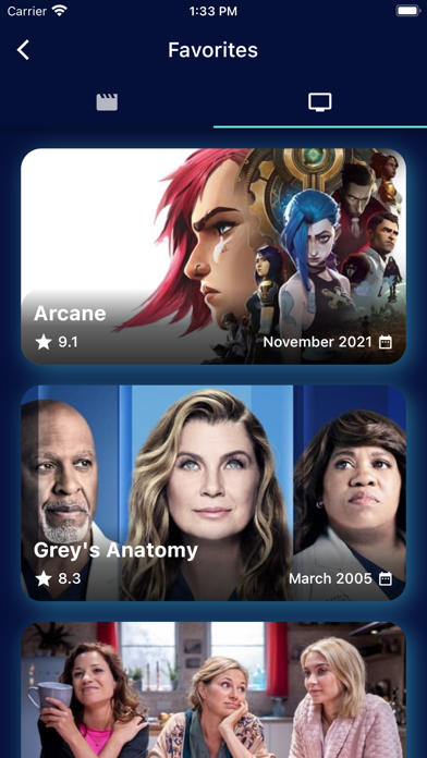 Shows:Movie,TV Show Tracker Screenshot