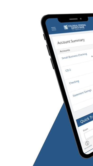 Colonial Federal Mobile Screenshot
