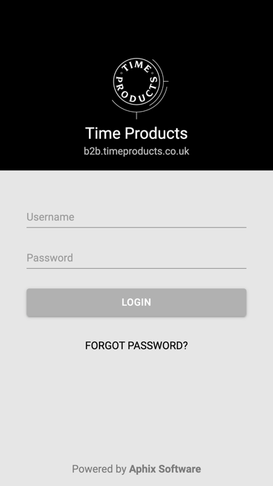 Time Products Screenshot