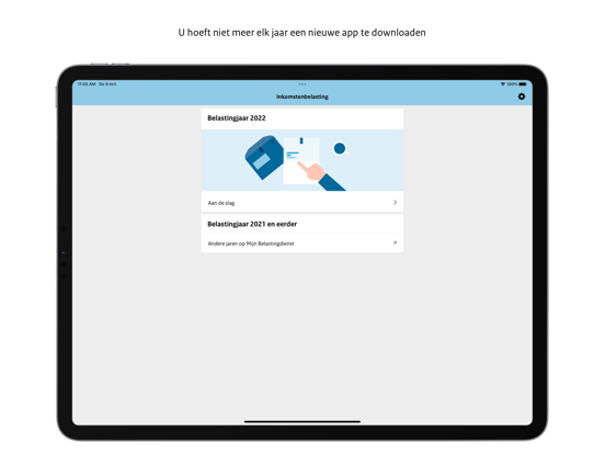 Aangifte Inkomstenbelasting iPad app afbeelding 3