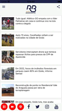 Game screenshot Rádio Bandeirantes Goiânia mod apk