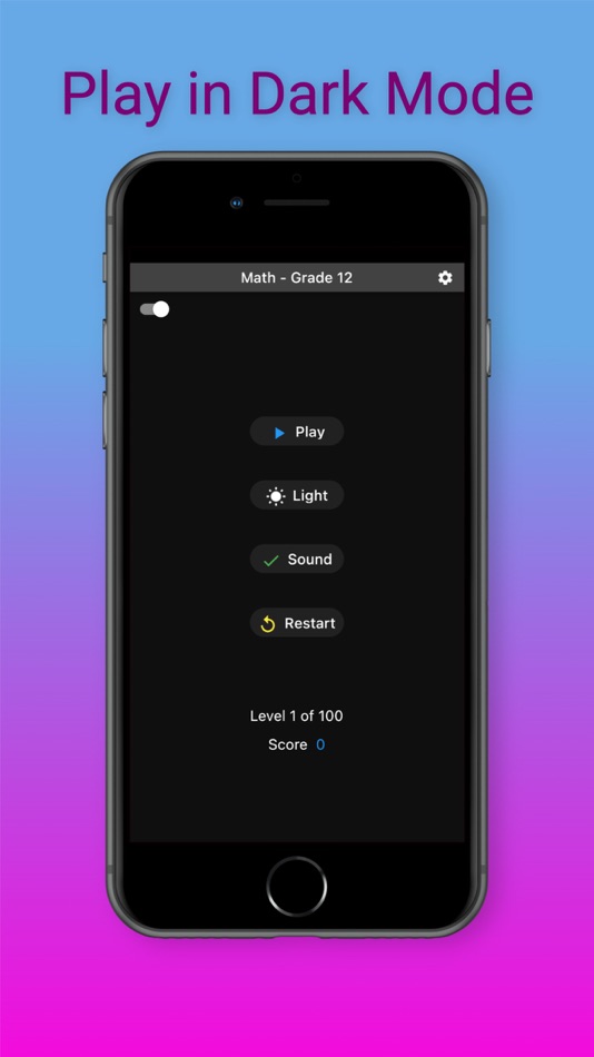 #1. 12th Grade Math Challenge (iOS) De: IT365 Solutions Inc