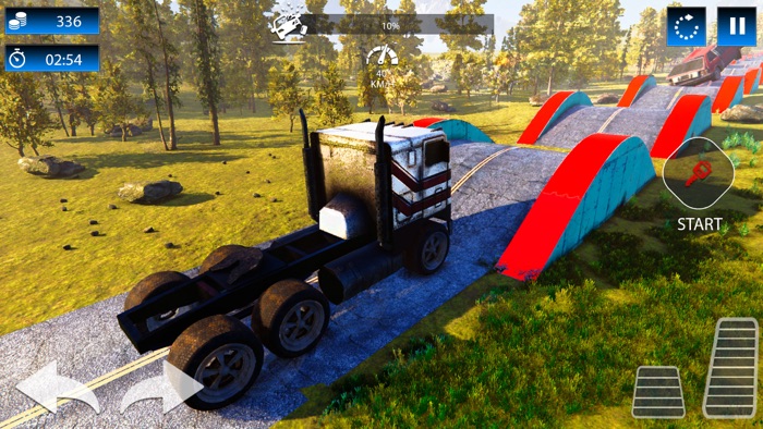 Road Bump Car Crash Beam Drive