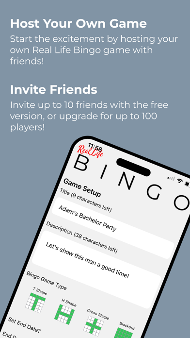 Bingo IRL - Real Life Bingo Screenshot