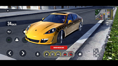 Taxi Car Drive & Parking Sim + Screenshot