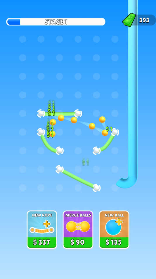 #5. Balls'n Ropes (iOS) By: Rollic Games