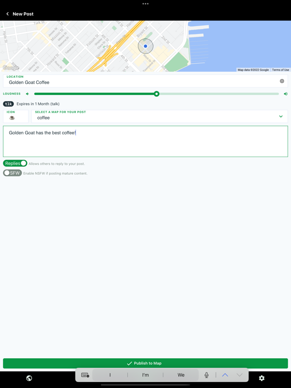 Map Buddy: Find and Make Maps iPad screenshot 2 - Social Networking app