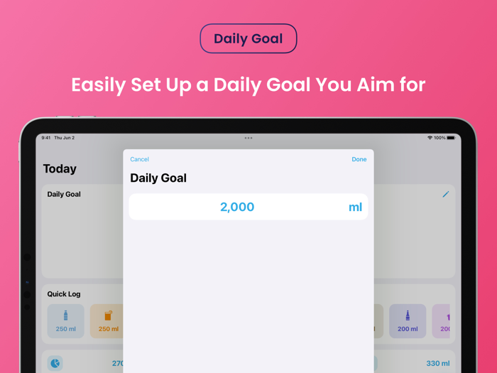 Waterit Water Log and Hydration