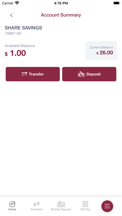LincOne Mobile Banking Screenshot