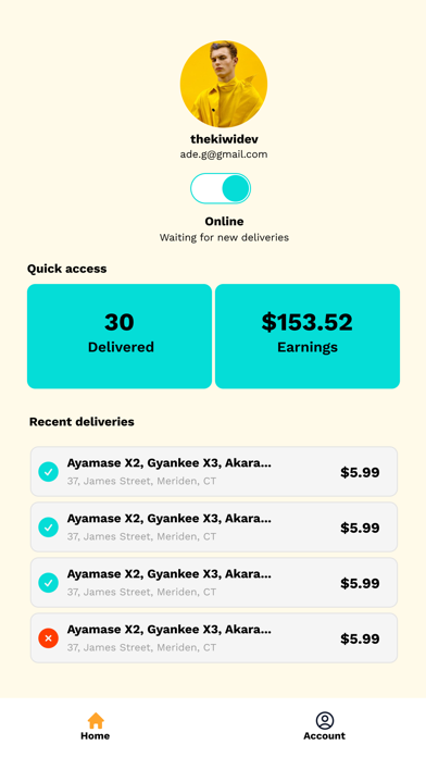 MigranX - Delivery Screenshot