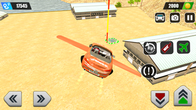 Flying Taxi Driving Car Game Screenshot