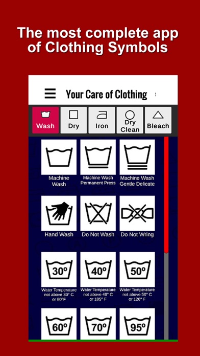 Your Care of Clothing Screenshot