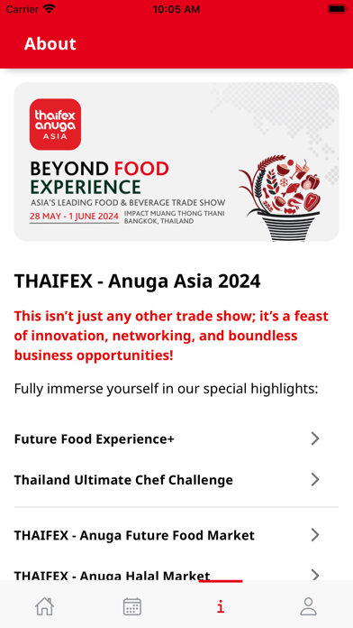 THAIFEX - Anuga Asia Screenshot