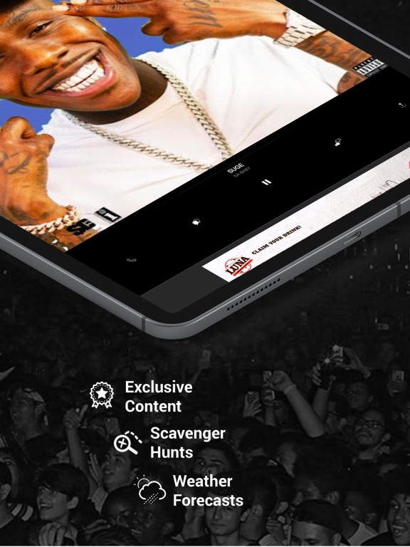 105.1 The Block (WALJ) iPad screenshot 3 - Music app