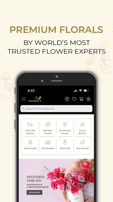 Interflora India Screenshot
