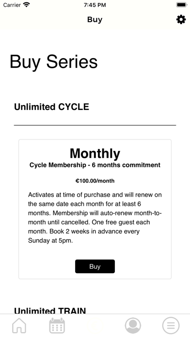DRIVE Fitness Studio Screenshot