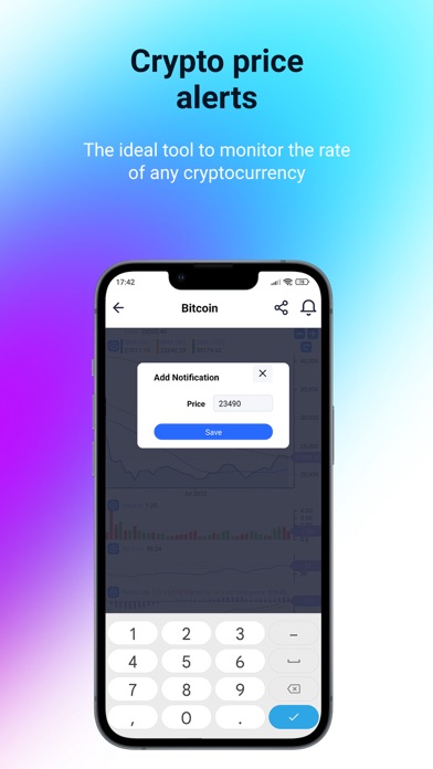 Cryptocurrency exchange Screenshot
