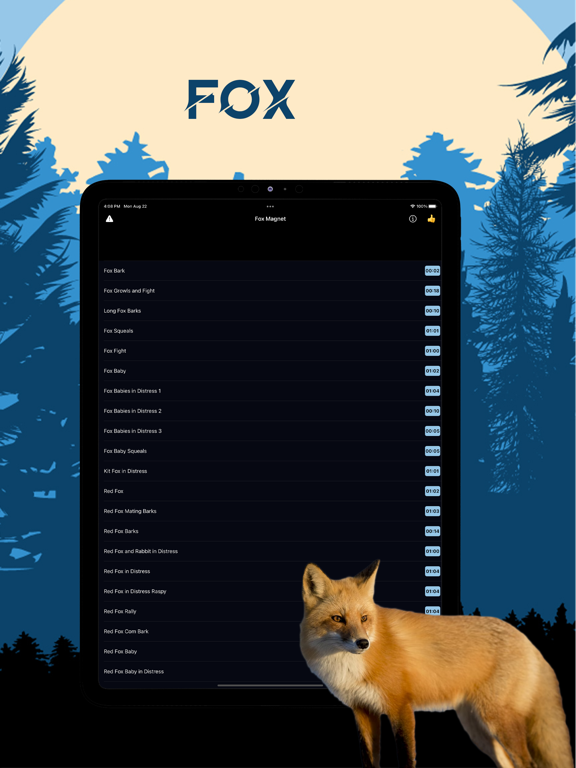 Fox Magnet - Fox Calls Ipad images