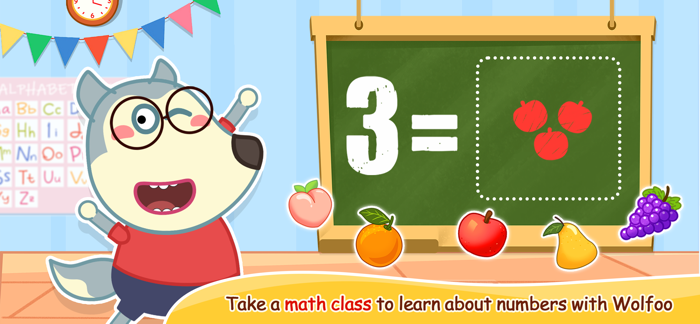 Wolfoo Study School Timetable