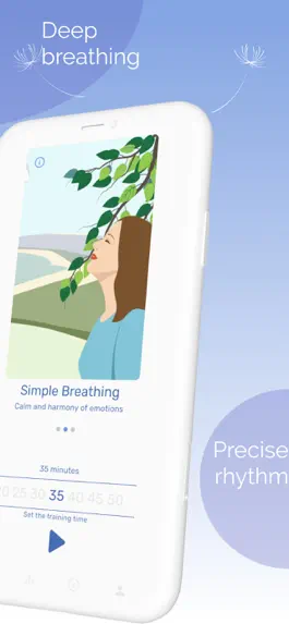 Game screenshot Rhythmic breathing meditation apk