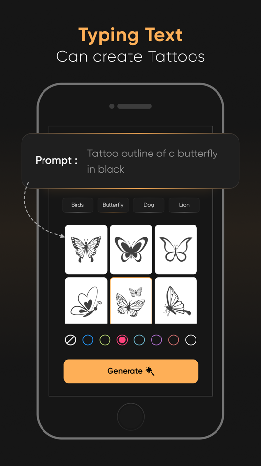 #5. AI Ink : AI Tattoo Generator (iOS) Podle: Nikhil Viradiya