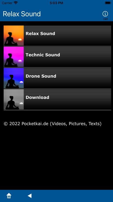 Screenshot #1 pour Relax Sound