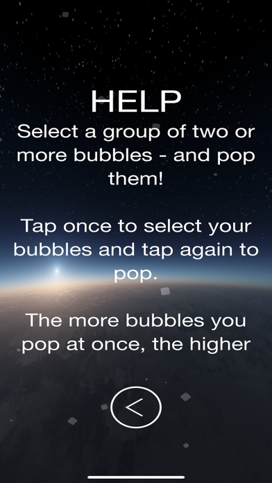 Bubble Pop - Galaxy Screenshot