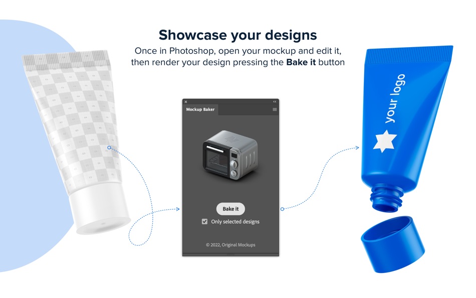 #2. Mockup Baker (macOS) Podle: Graphic Resources SL