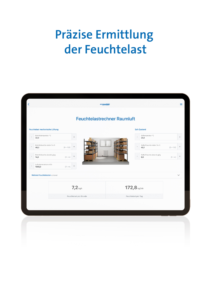 Feuchtelastrechner Prozess