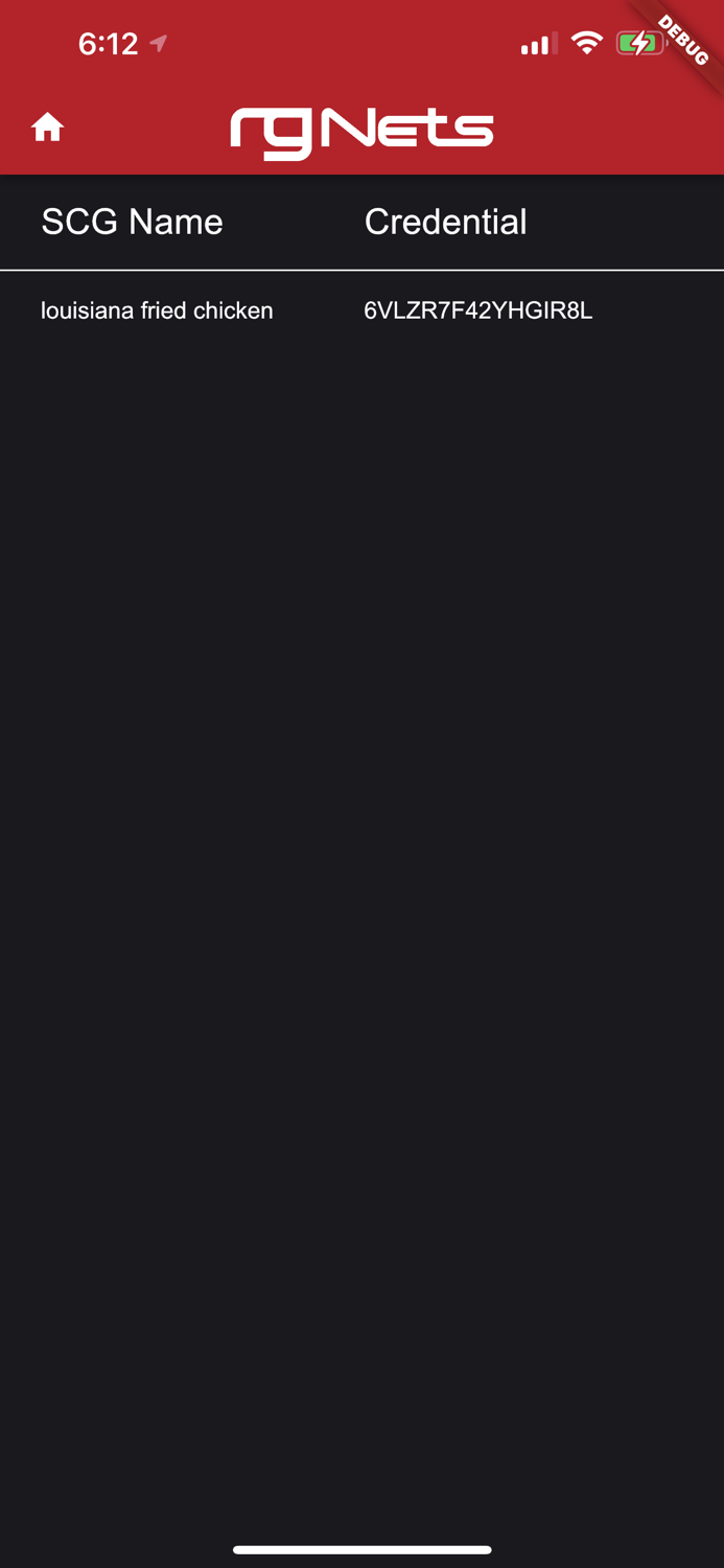 rXg Shared Credentials Manager