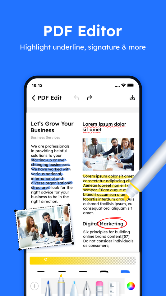 PDF Editor - Reader, PDF Maker - 1.0 - (iOS)
