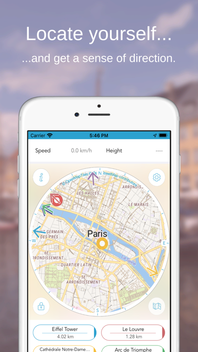 Paris on Foot : Offline Map Screenshot