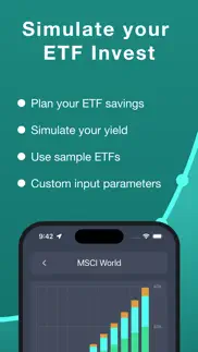 savings plan calculator etf iphone screenshot 1