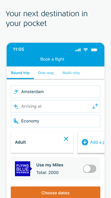 Screenshot #1 pour KLM - Réservez un vol